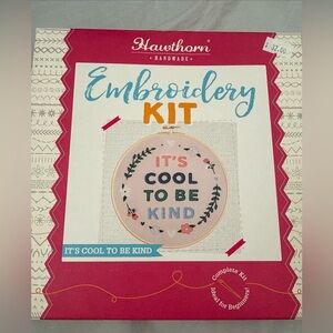 Hawthorn Handmade Embroidery Kit new in box